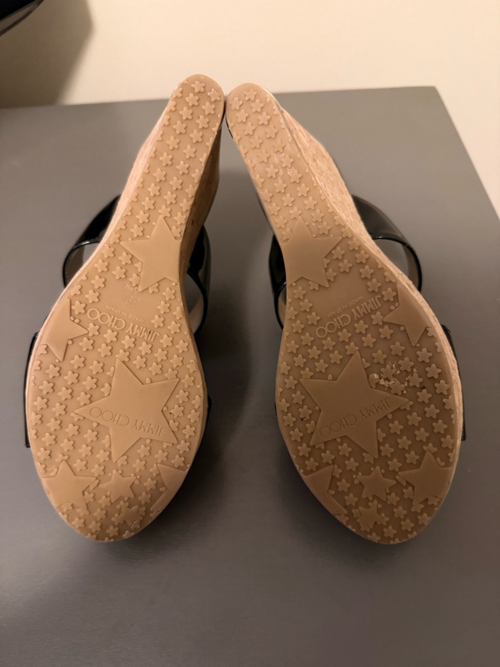 Jimmy Choo Black Patent Double-Strap Mules - Picture 4 of 5
